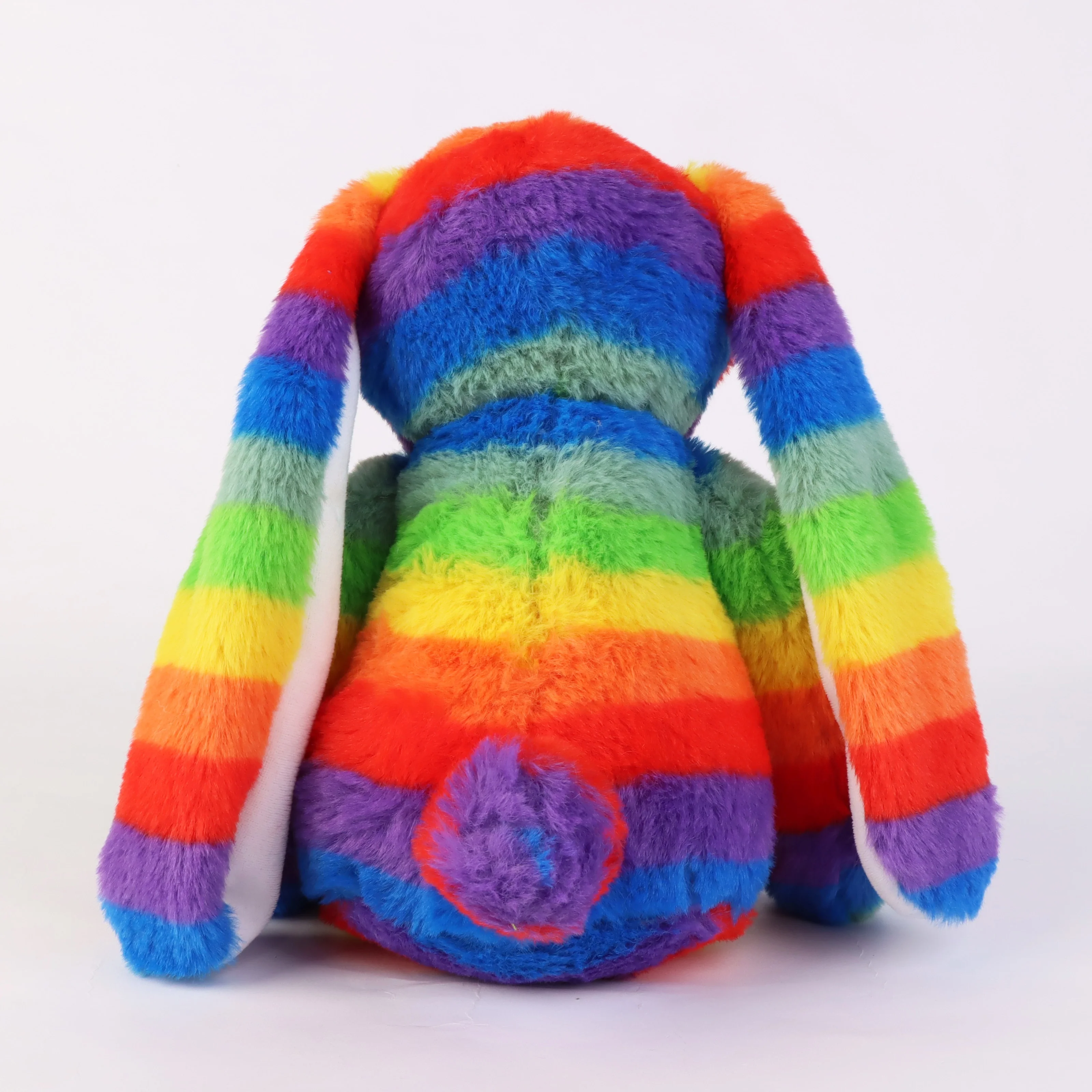 لعبة أرنب عيد الفصح كاواي القطيفة مع آذان طويلة دمية حيوانات محشوة ملونة رمي وسادة عيد الفصح وعيد الحب