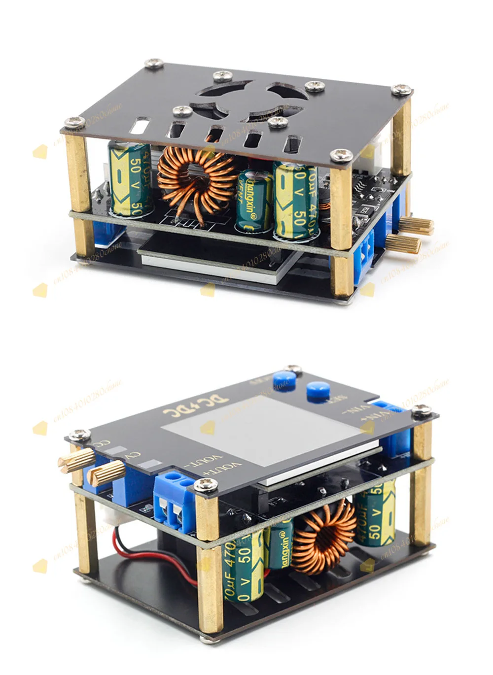 DC-DC Buck Boost Converter CC CV 0.5-30V 4A 35W/50W Adjustable Voltage Regulator
