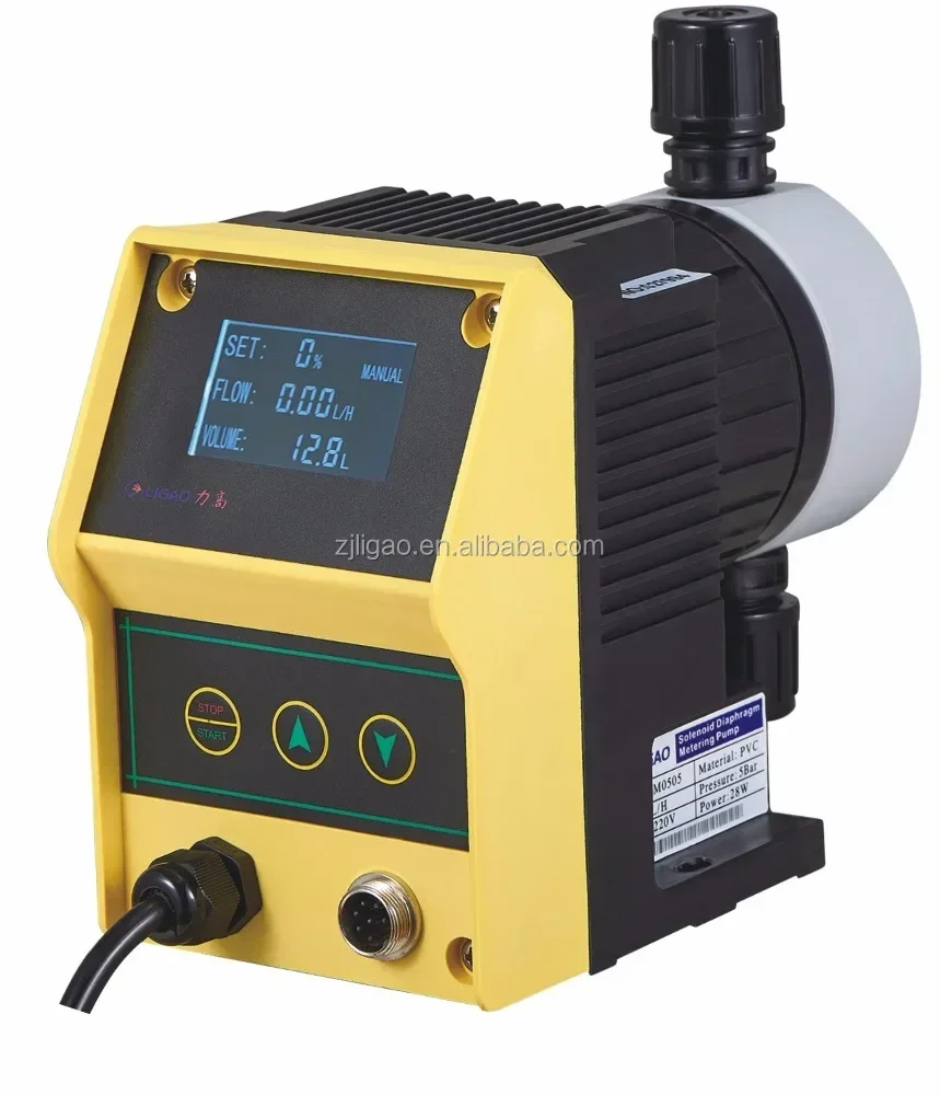 

2025JLM-S Solenoid Metering Pump, flow up to 20liter/Hour, Diaphragm, Automatic control, accept the 4-20mA signal
