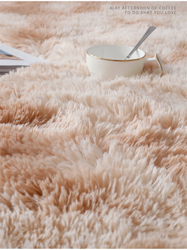 Alfombra Felpa Pelo Alto 80x150 Cm Blanca - Mullida Antideslizante Para Salón, Dormitorio Y Baño