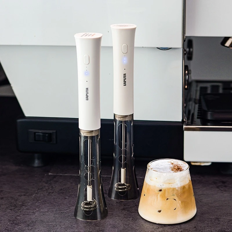Electric Automatic Milk Frother for Coffee Latte Art, No Need To Hold A Hand-held Milk Whipping Stick Milk Foam Coffee Utensils