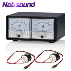 Nobsound 8-Pin Dual Bias Current Probes Tester+Dual Large Ampere Meter for EL34,KT88,6L6,6V6,5881,6550,KT66,KT100,KT120 Tubes