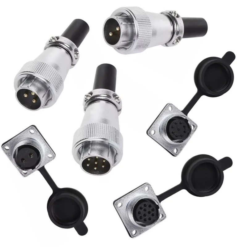 WS20 Aviation Plug Male/Female Connector Set 2/3/4/5/7/9/10-Core/Pin Socket with Cable Connector TQ/Z Series Connector