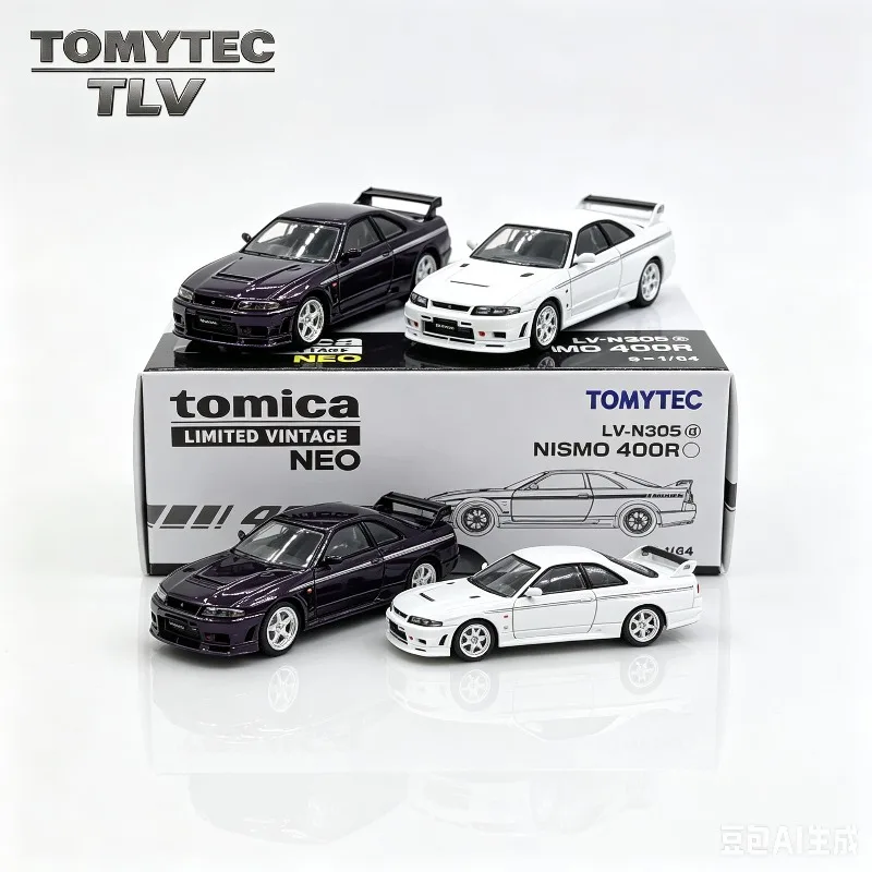 tomytec-tlv-1-64-nissan-nismo-400r-versione-giapponese-n305d-modellino-auto-in-lega-simulazione-statica-ornamento-collezione-per-adulti