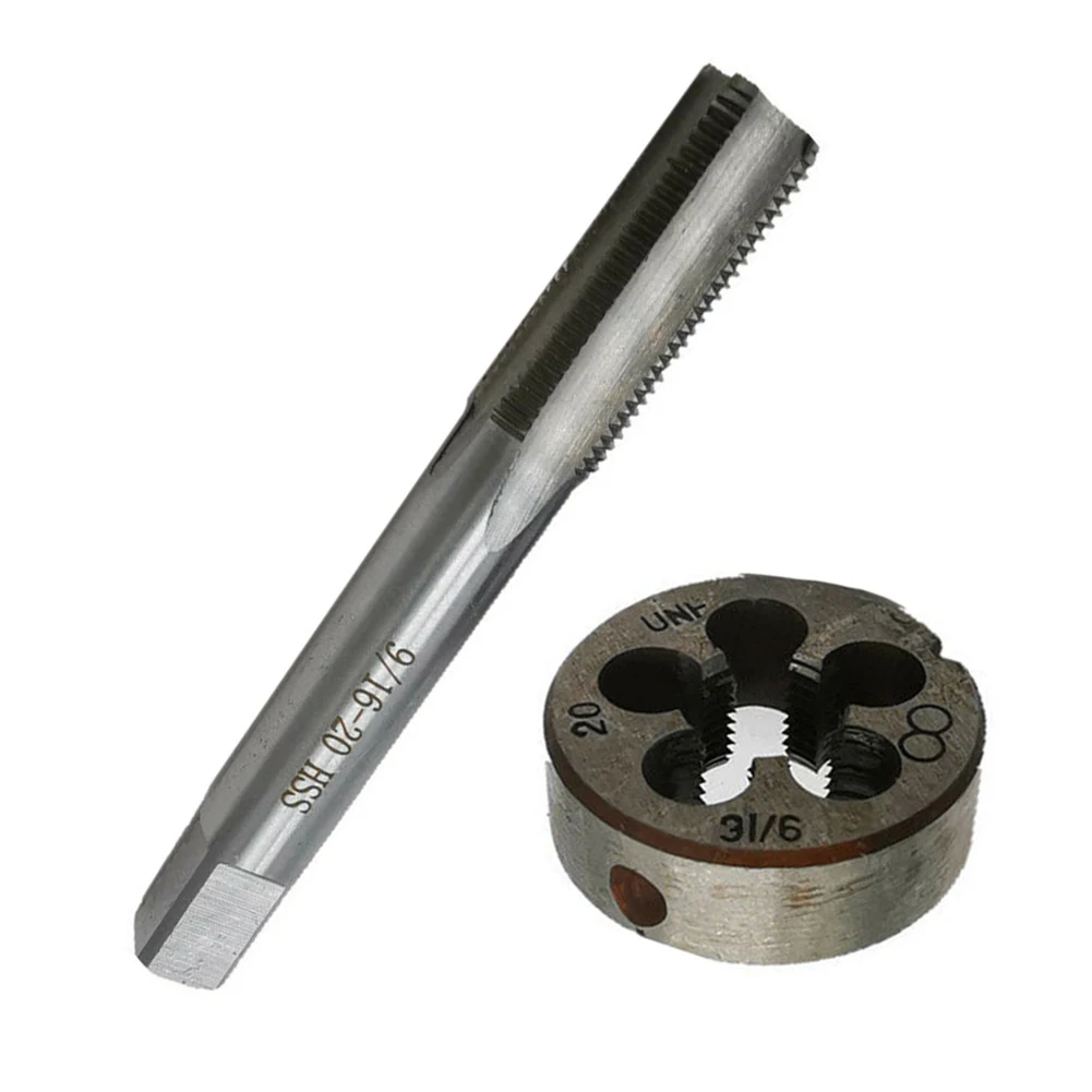 Universally Durability High Quality Tap Die Sets For Bicycle Crank Repairs H 13mm HSS UNF 9 16-20 Conical Keyhole