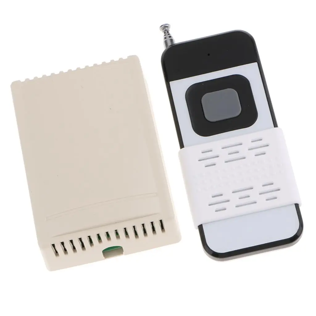 1 220V 30A RF Remote Control Receiver Relay Switch Transmitter