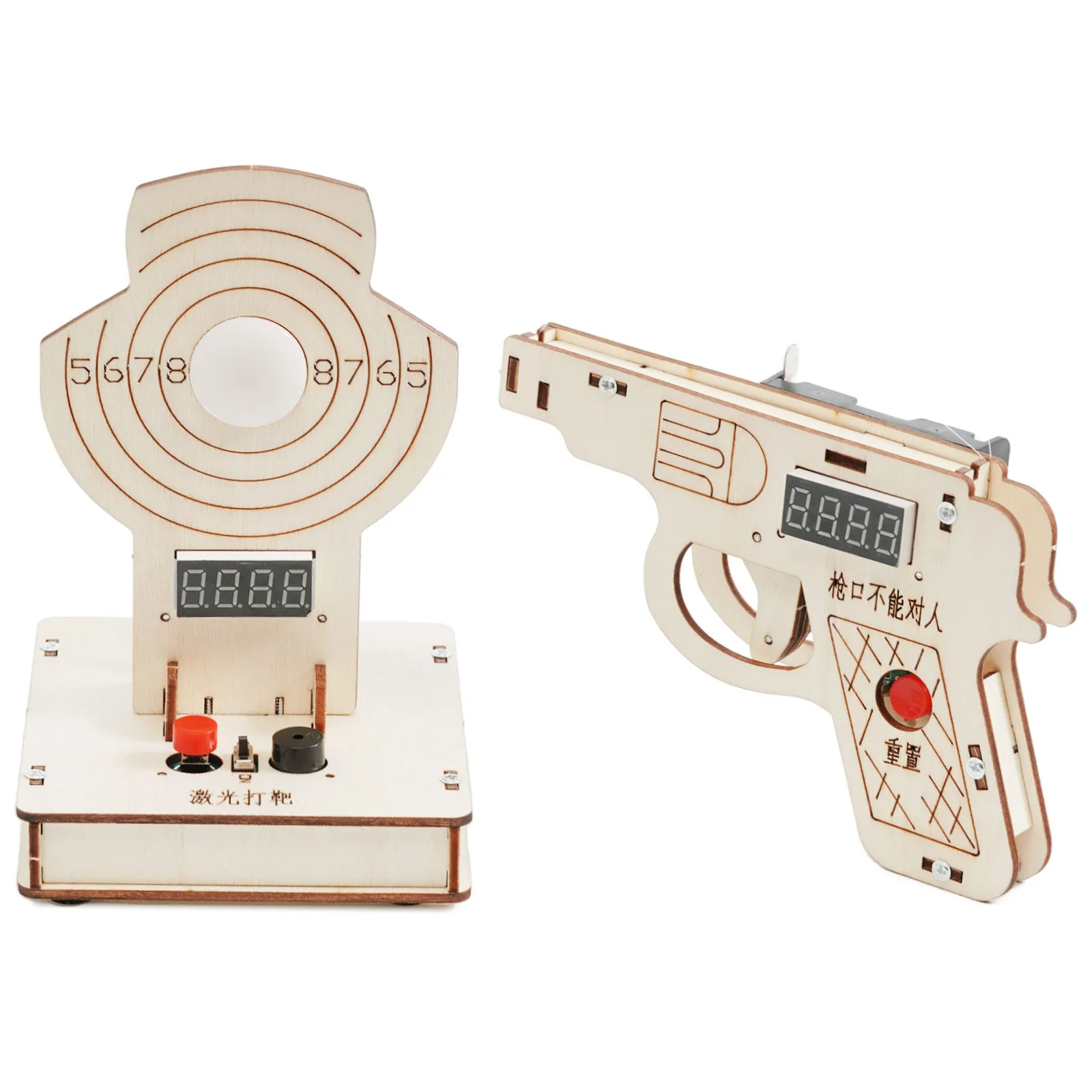 

Набор из 2 шт. DIY STEM-игрушек: развивающий деревянный конструктор-головоломка для детей G283