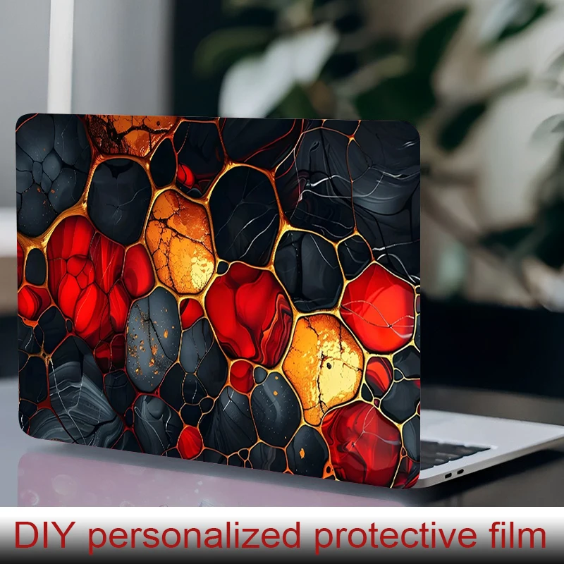 

2 laptop stickers Biological Vein Protective film, DIY scratch resistant sticker