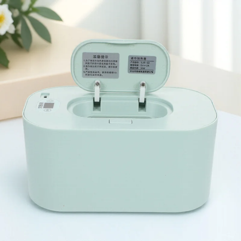 1Set USB سخان مناديل مبللة الذكية المحمولة آلة تسخين الأنسجة ثابت 40-60C عرض درجة الحرارة الاستخدام المنزلي في الهواء الطلق #6