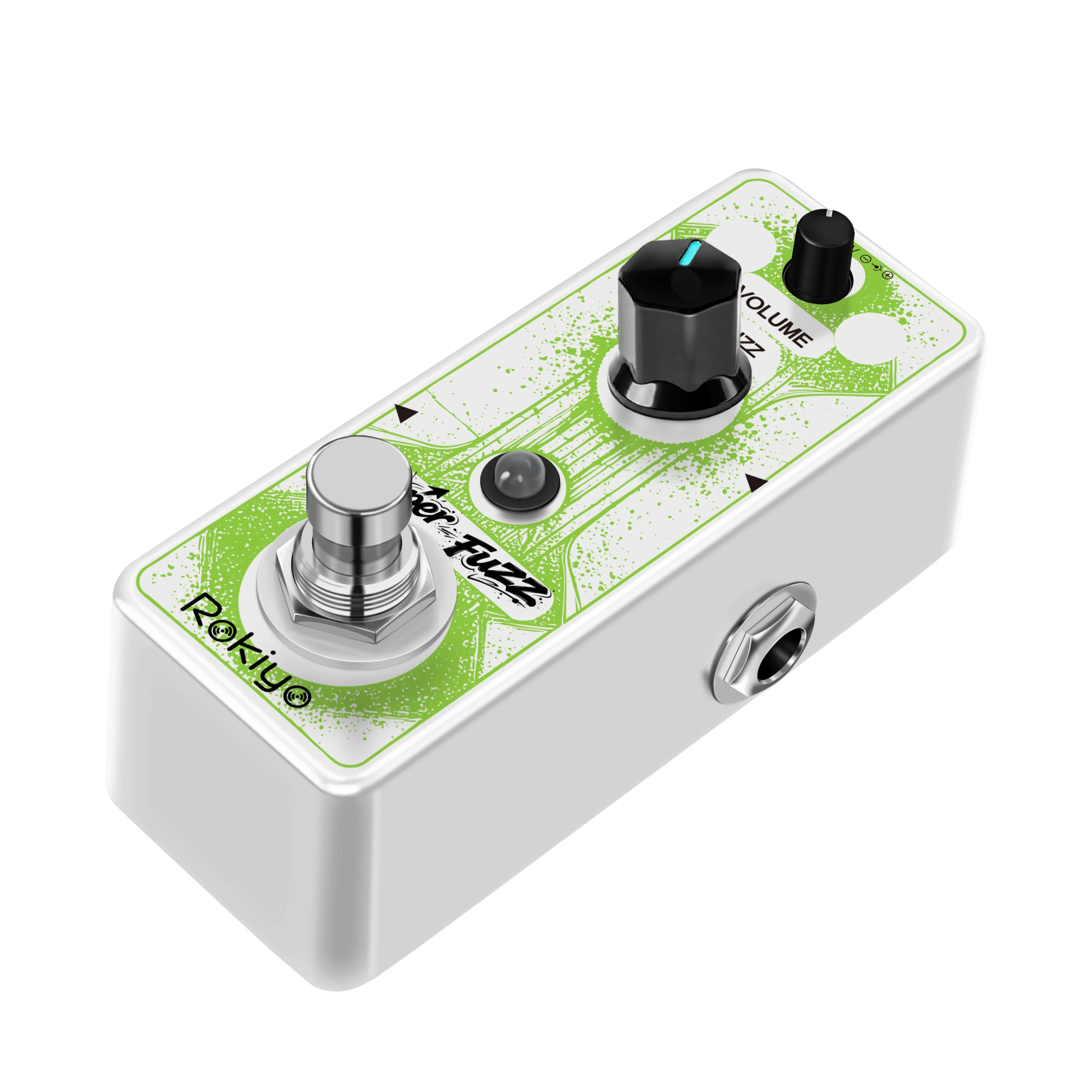Rokiyo Super Fuzz Guitar Effect Pedal, Classic Vintage Smooth Pure Fuzz Tone Modern Precision Stompbox for Electric Guitar