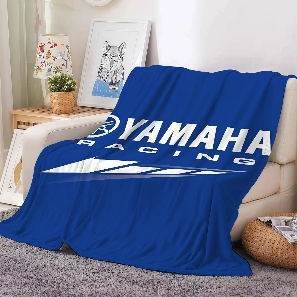 Fashion print  Y-Yamaha Blanket For Sofa Office Bed Plane Travel Sleep Read Relax Camping Soft And Warm