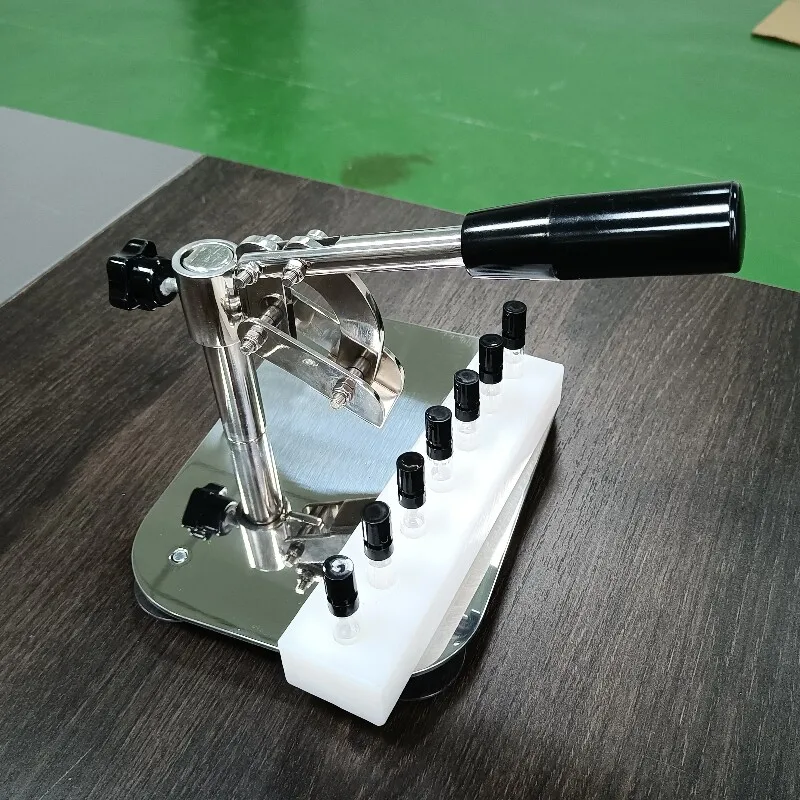 Compact Perfume Sample Sealing Machine - Fragrance Packaging Tool for 10mm/11mm/12mm Bottles - Compact Sealing Device for Perfum