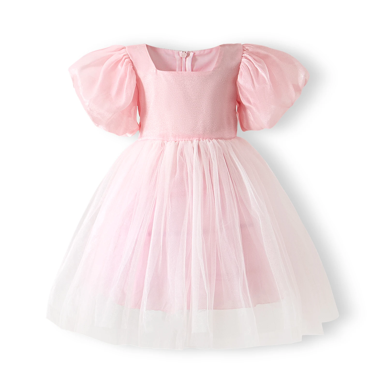 Cute Girls' Dress with a Multi-Layered Mesh Hem, Perfect for Halloween, Christmas, and Dance Parties