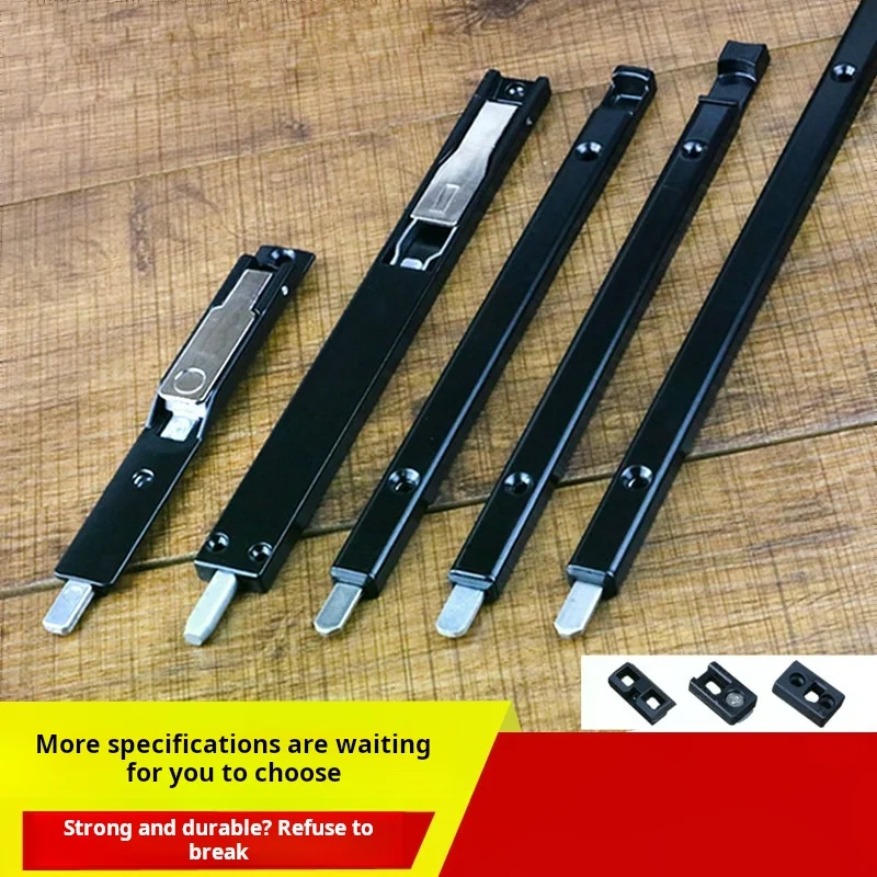 2 SZT. Stare, klasyczne zamki do drzwi i okien z aluminium typu Broken Bridge, zatrzask sufitowy, plastikowo-stalowy zamek do drzwi przesuwnych, zabezpieczenie antywłamaniowe.