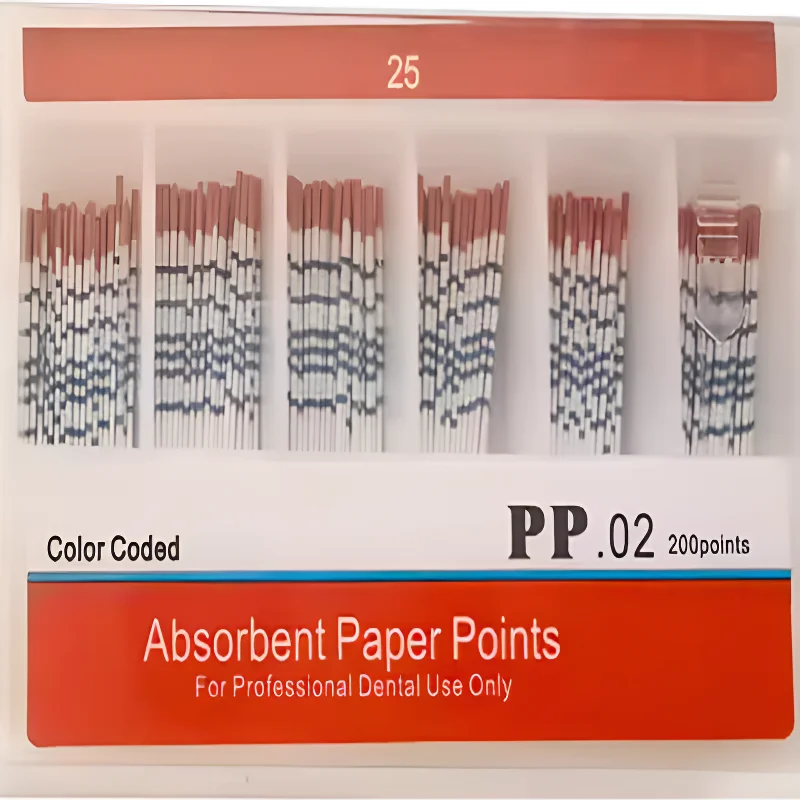 

10Packs Dental Absorbent Paper Points Sterile Mixed Sizes 02 04 06 Taper 15-40# For Dentist Use Dentistry Materials