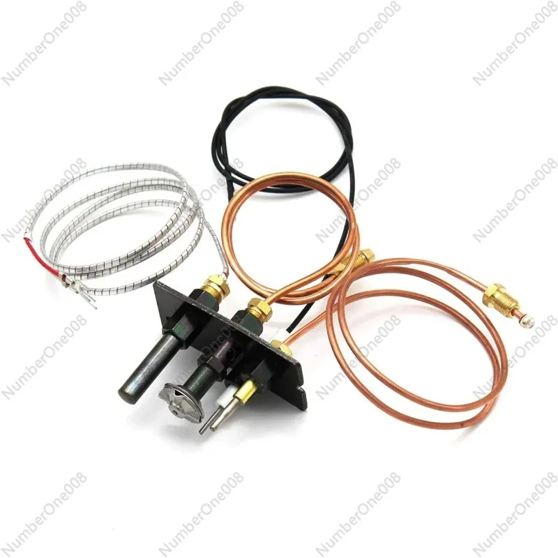 Propane & Natural Gas Fireplace Pilot Assembly Include Pilot Tube, Thermocouple and Ignitor Wire Used for Fireplaces