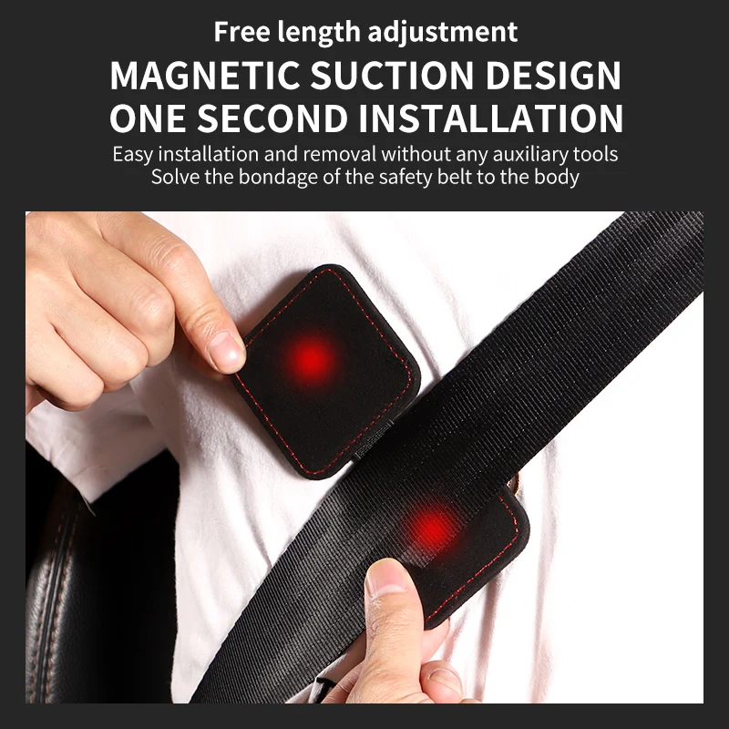Limitador de cinto de segurança de carro, clipe magnético, fixador para toyota rav4 chr yaris prius avensis corolla camry highlander gr 86