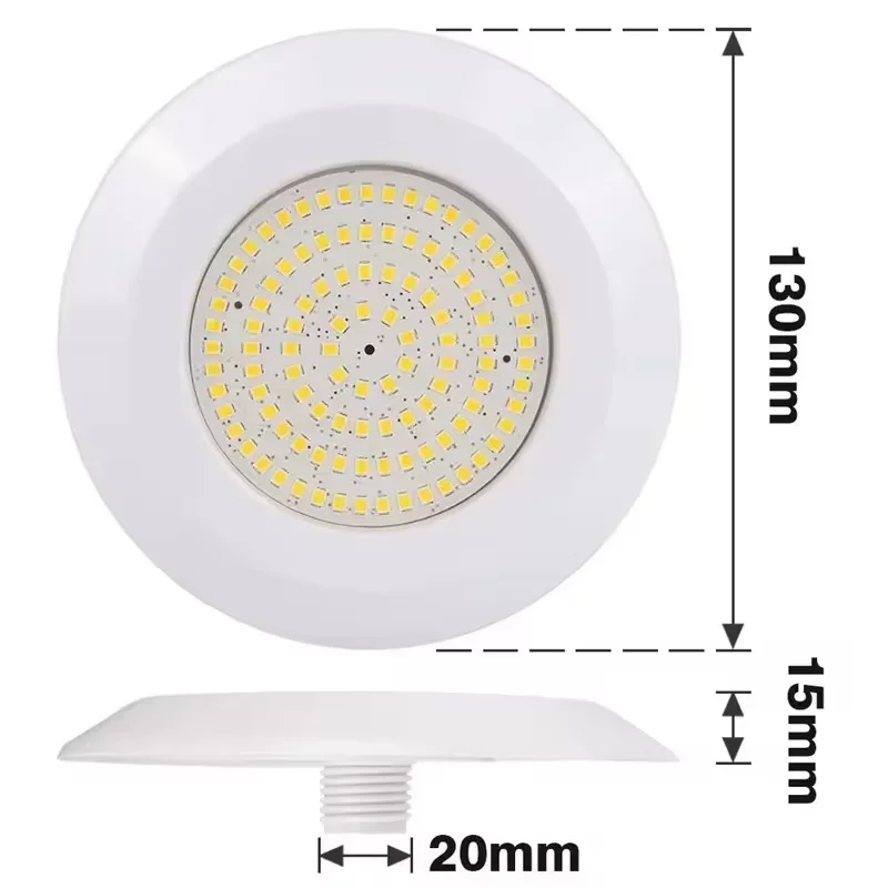 Bluetooth APP Control Super Slim Underwater Pool Light LED 12W IP68 Waterproof RGB Multi-color Sync