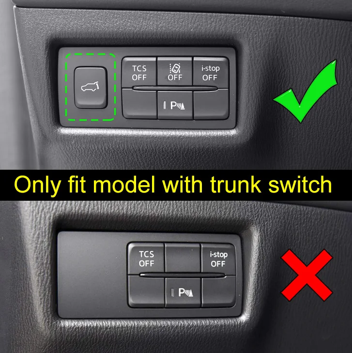 For Mazda CX-5 CX5 KF 2017-2025 Interior Dashboard Switch Cover Stylish Accessories 2018 2019 2020 2021 2022 2023 2024 view 2