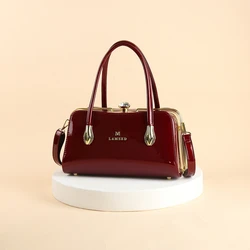 Glossy Handbag For Women, Fashion Tote Bag With Rhinestone Decor For Wedding Best Gifts for Christmas