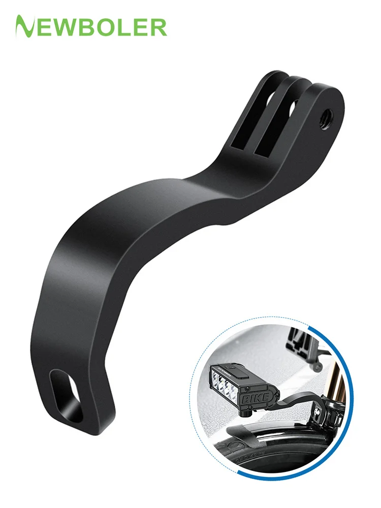 AliExpress NEWBOLER Brompton Folding Bike Light Front 2000mAh Waterproof Bicycle Light 3000 Lumen For Brompton Folding Bike Holder