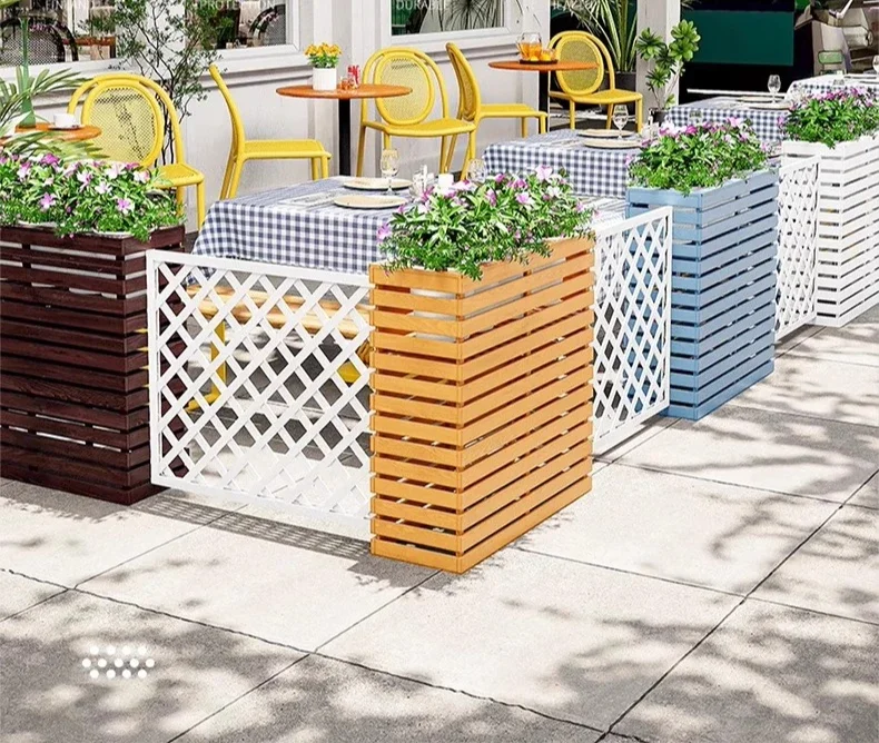 English Garden Pressure Treated Wood Plant Stand No Maintenance Required Rust Proof Hardware Waterproof Easy Assembly