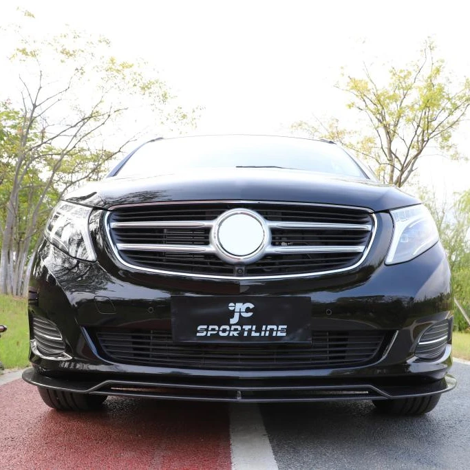 

Suitable for Carbon fiber W447 front bumper lip, suitable Suitable for Mercedes-Benz V-Class V220D V250 2016-2018