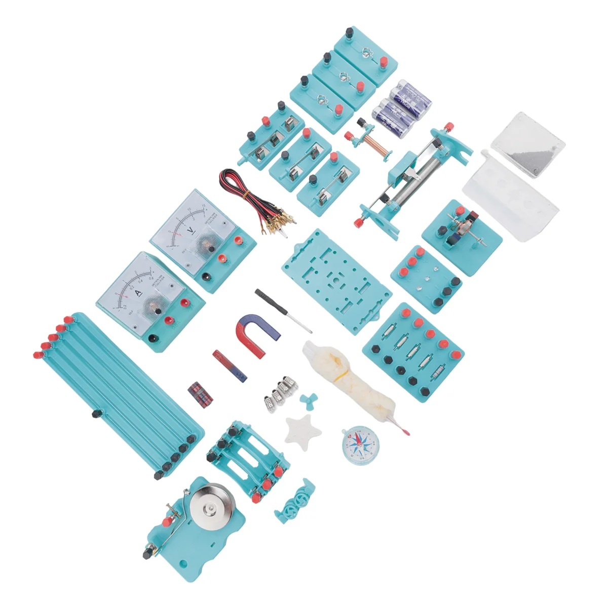 

Y03A Kids Electricity Circuit Learning Kit Physics Experiment Kit Basic Educational ABS Electricity Magnetism Learning Tool