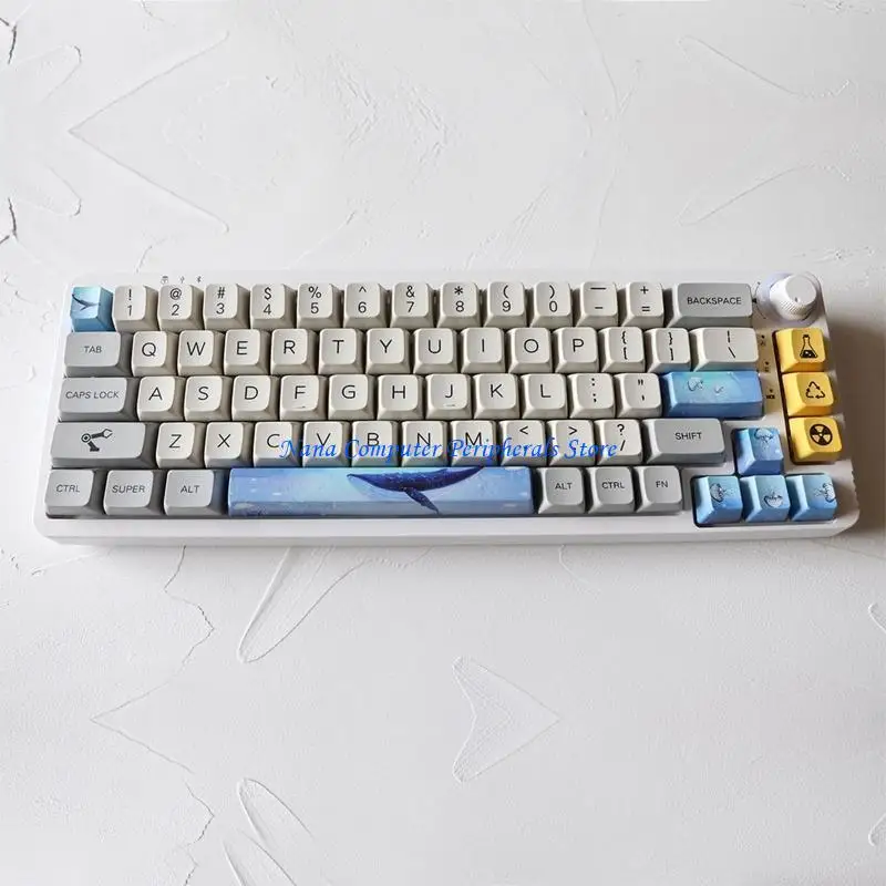 

F68C OEM Profile Keycap DIY Mechanical Keyboard PBT for Key Cap for Kailh Swi