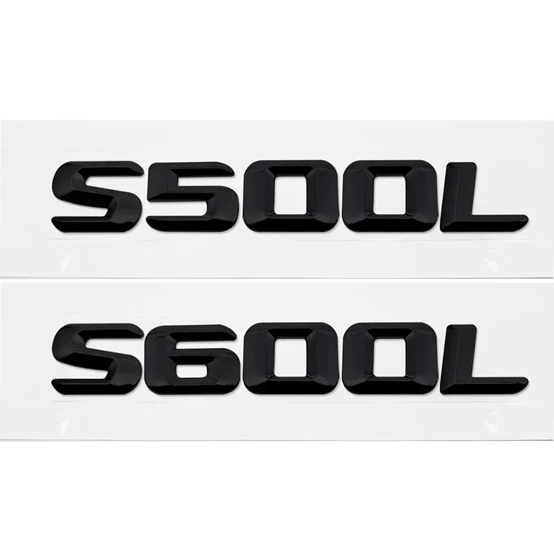 

Car Rear Trunk Letters Emblem Tail Box Badge Sticker for Mercedes Benz S300L S320L S400L S500L S500L S600L Class