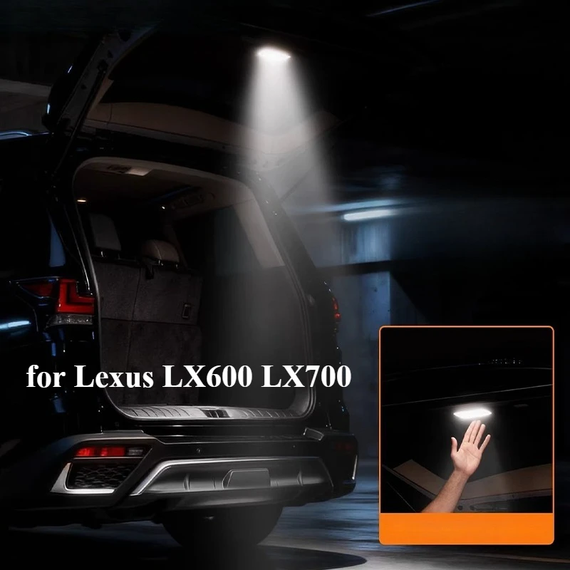 LED Rear Door Projector Light & Trunk Light for Lexus LX600 LX700, Car Modification Accessories