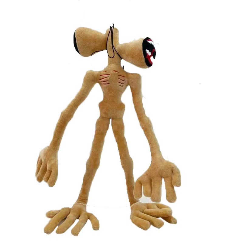 

55CM Customized Office Decoration Standing Siren Head Stuffed Toy Bendable Plush Toys Desktop Ornaments Plushie Dolls