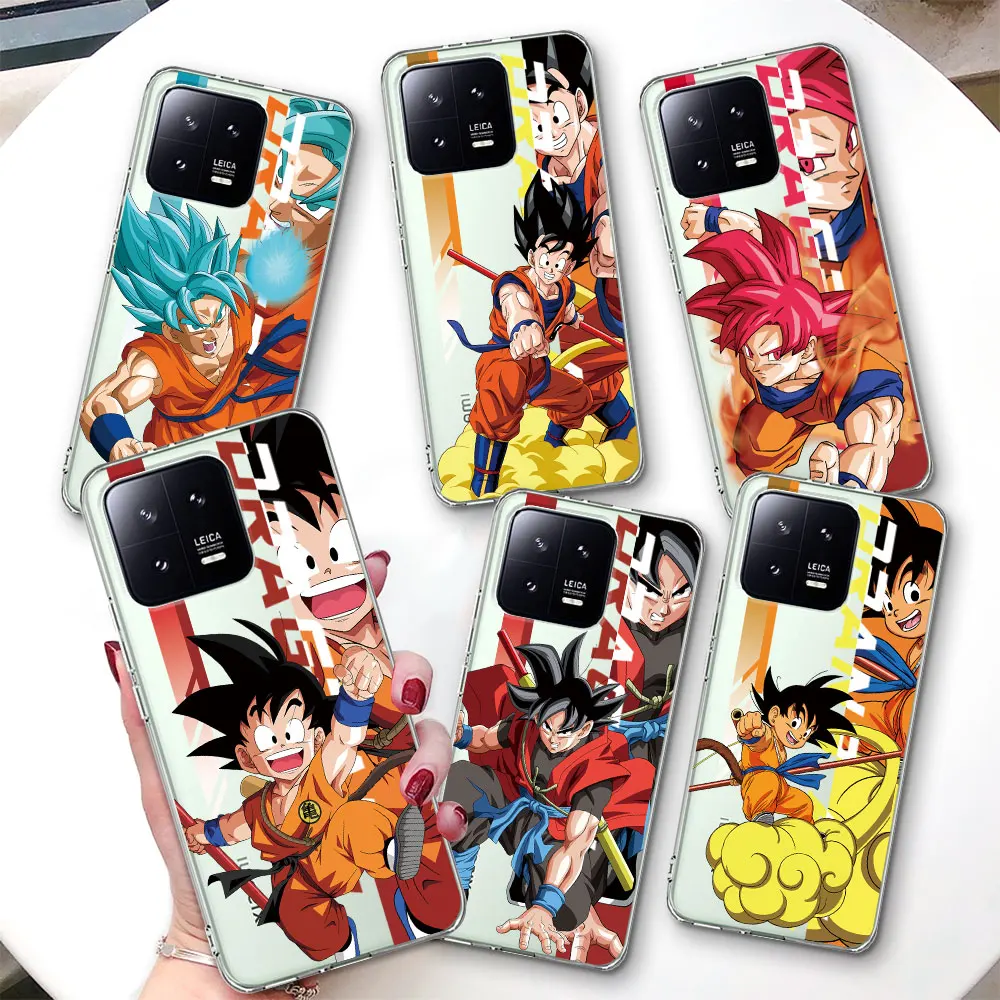 

Чехол Dragon Ball Anime для Xiaomi Mi 15 Ultra 14 11 Lite 5G NE 14T 13 15T 10T Pro 12 Lite 12T 10 12S, прозрачный чехол из ТПУ для телефона