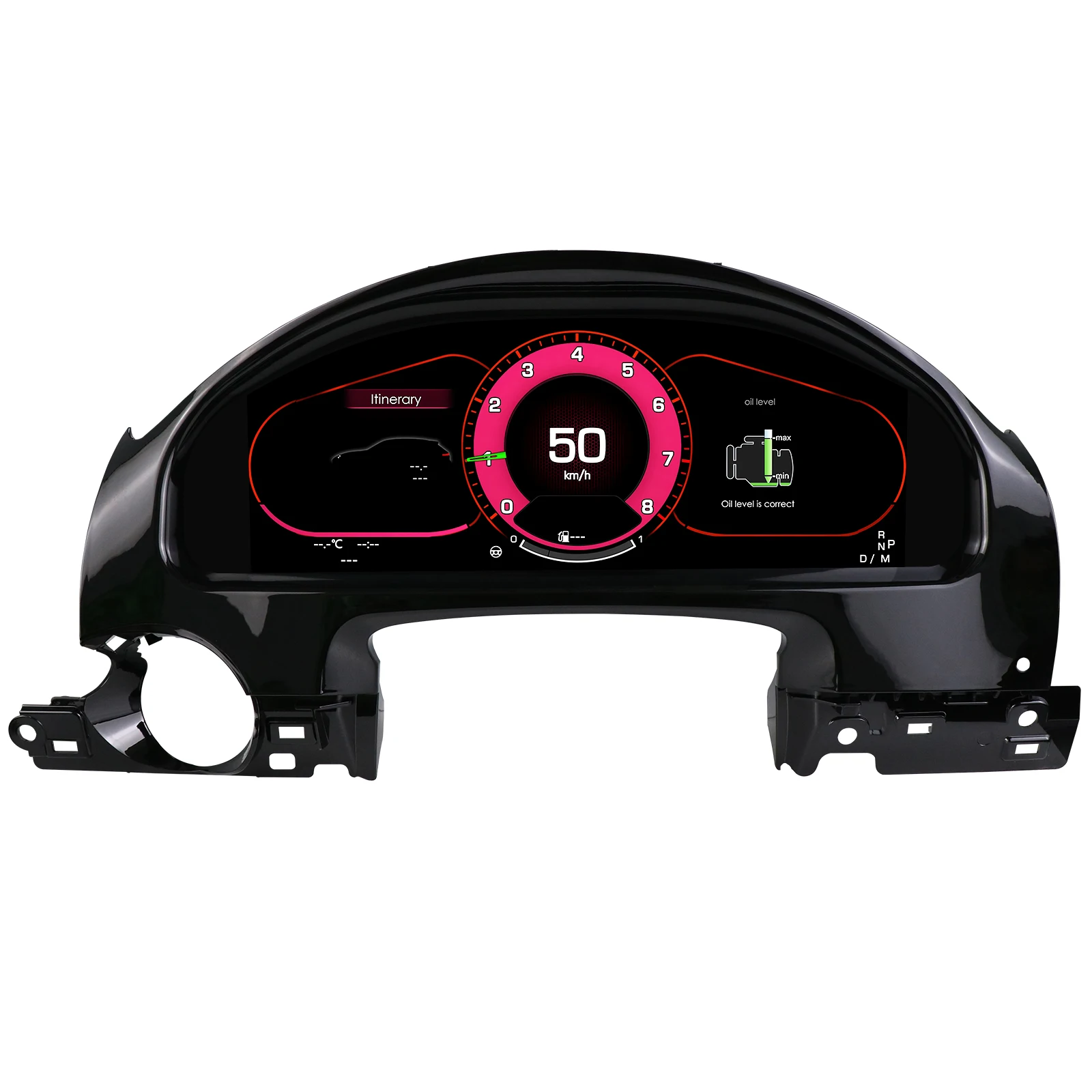 Image of Hizpo 12,3 Zoll Auto LCD Digitales Armaturenbrett für Porsche Cayenne 2011-2017 – Modifiziertes Autoradio-Instrumentenpanel, Cockpit-Cluster-Instrumentenanzeige, Tachometer-Set, Virtuelles Cockpit,