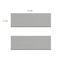 940NM Infrared Band Pass Filter Rectangle =33.8mm x 11.5mm Thick-0.3/0.7/1.0MM for IR Camera Photography 1PCS