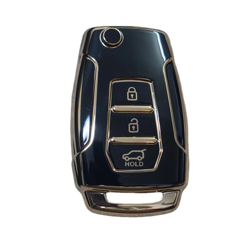 3 Buttom Remote Key TPU Key Cover Shell Car Key Cover for SsangYong 2015 2016 2020 Tivoli Torres Kyron 2 Sanka Actyon Korando C