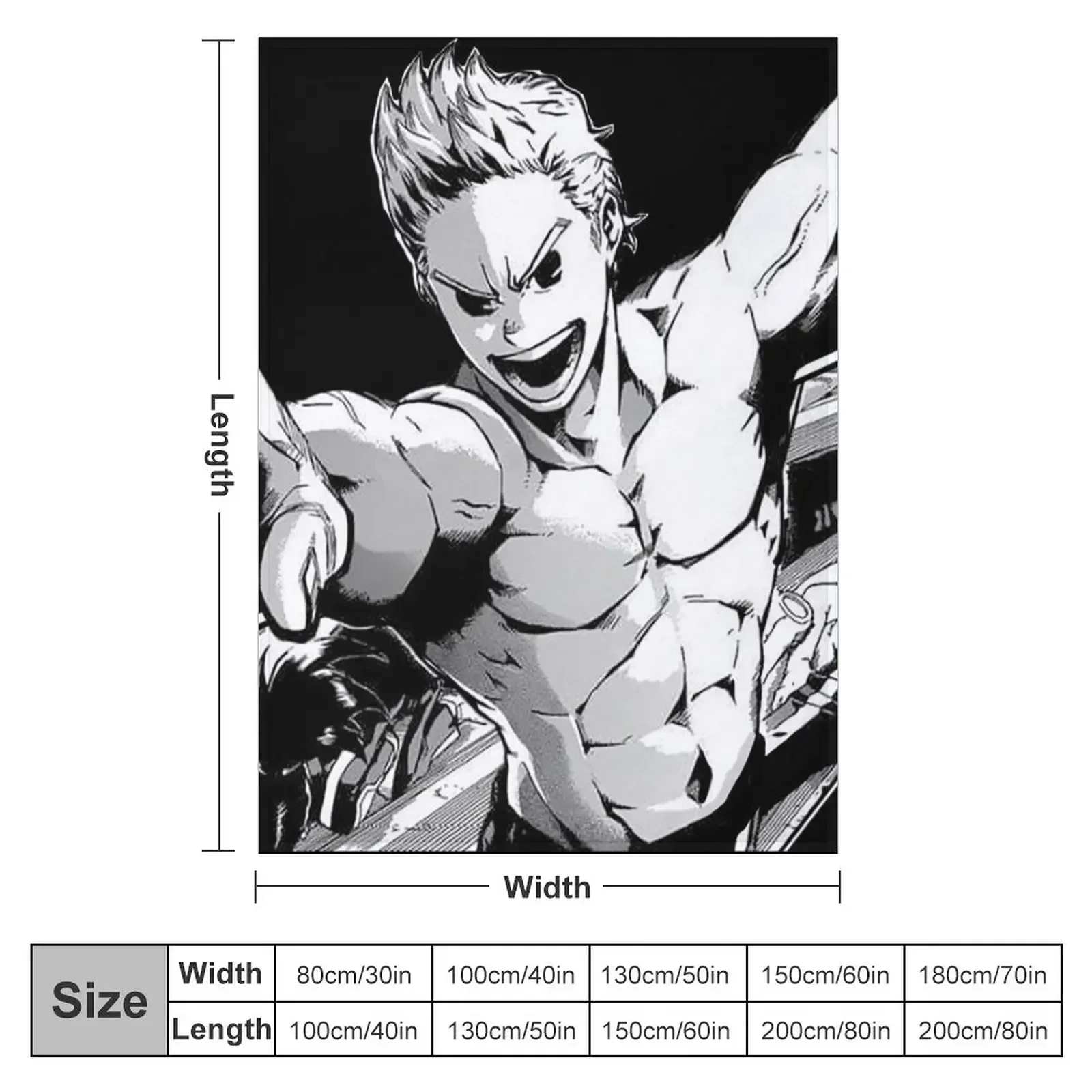 Mirio Vs Class 1-A Throw Blanket Luxury Designer Winter beds Beautifuls Blankets