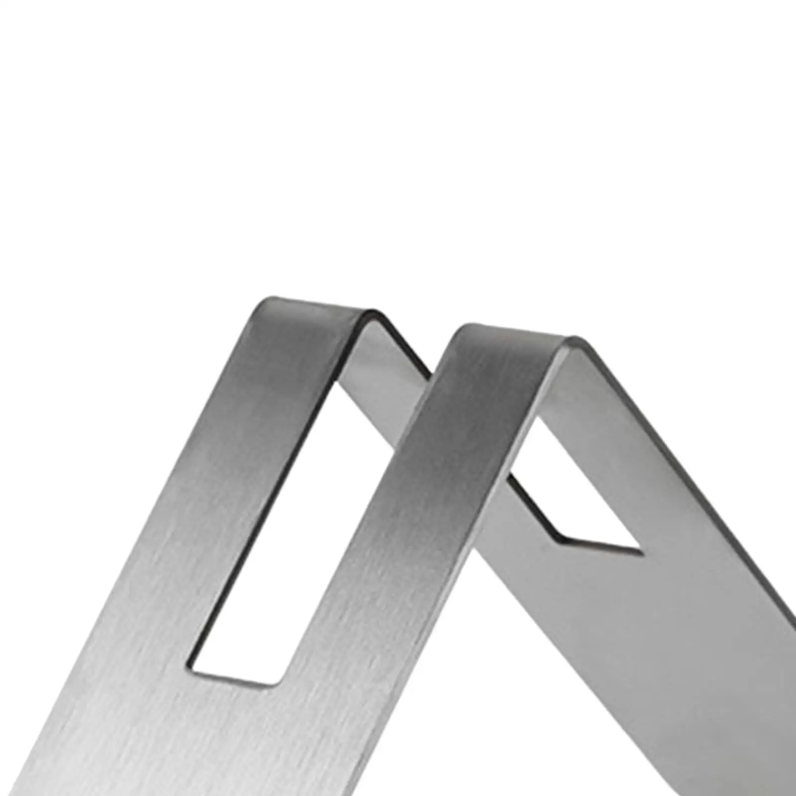 Soporte de papel para filtro de café, cono decorativo de acero inoxidable cepillado para mostrador