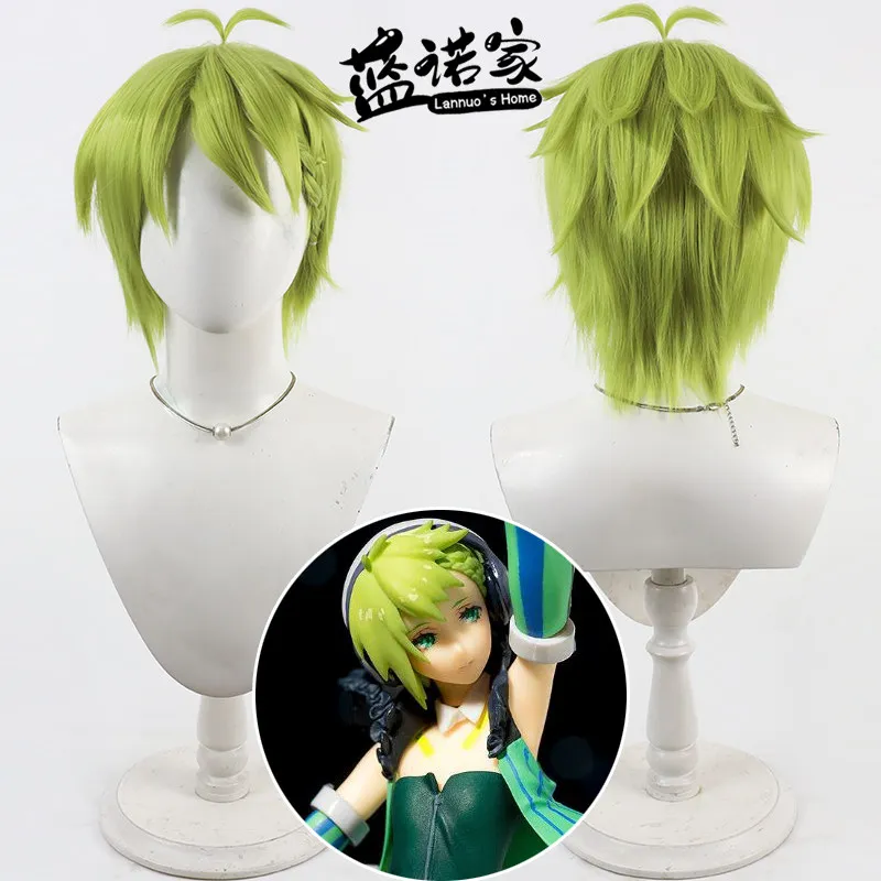 Anime Macross Rena Cosplay Wig Halloween Carnival Party Props Synthetic Hair Heat Resistant Fiber + Wig Cap
