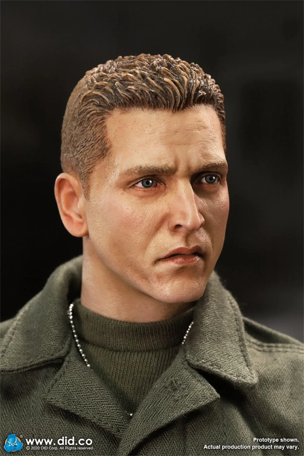 DID A80144 Scale 1/6 WWII Series US Army Ranger Sniper Male Head Sculpture Original Version Model For 12inch Body Figure