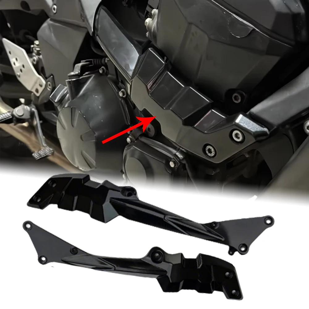 Z750 Side Panel Frame Cover Cowl Fairing Engine Guard Aluminum For Kawasaki Z750R 2007-2012 Z 750 1000 2008 2009 Z1000 Part Moto