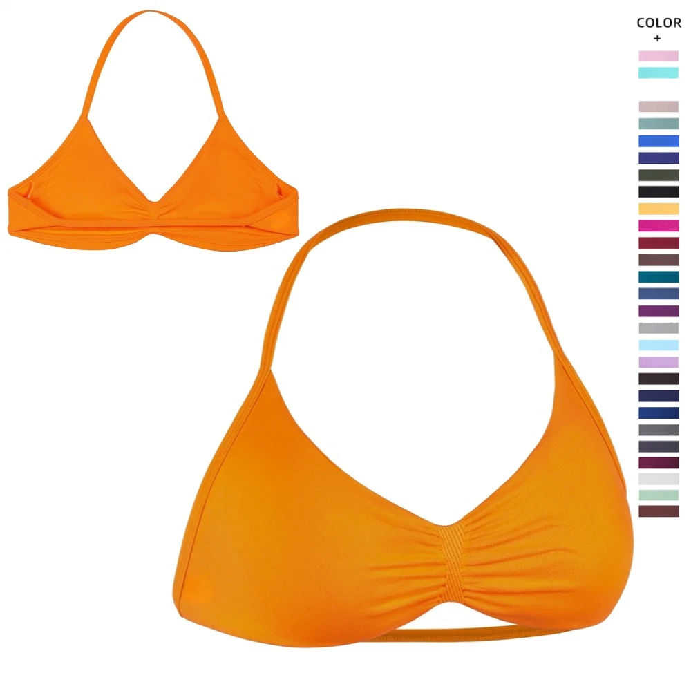 المقاومة التدريب الرياضة الأعلى اليوغا Strappy الصدرية الديناميكية فتاة النساء متوسطة دعم سلس حزام الرسن تجريب رائجة البيع اليوغا الصدرية #1