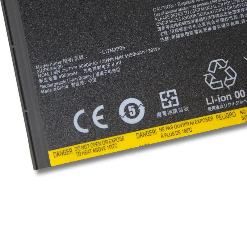 New L17M2PB5 L17L2PB5 DVD Ultrabay Battery for Lenovo V330-14IKB  V330-14ISK V330-15IKB V330-14ARR Laptop Battery 7.68V 39Wh