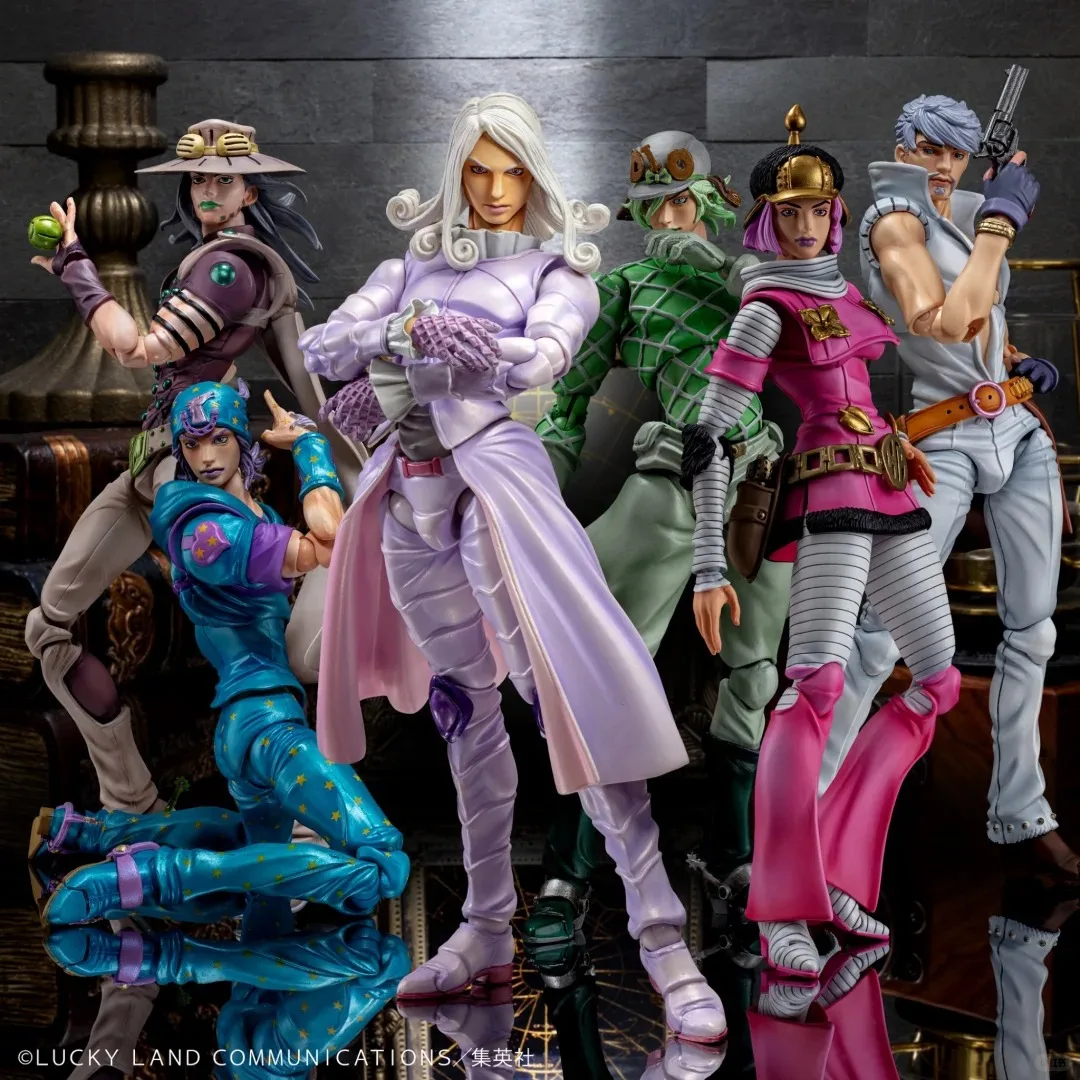 

JOJO STEEL BALL RUN Funny Valentine Action Figure Medicos Chobitsu Kōdō 100% Original PVC Anime Model Toys Collection Doll Gift