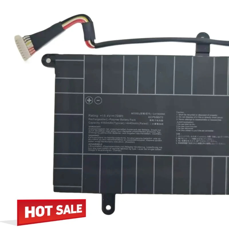 New Laptop Battery C41N2004 For ASUS ZenBook Duo 14 UX482 UX482EA UX482EG Series 15.4V 4550mAh 70Wh