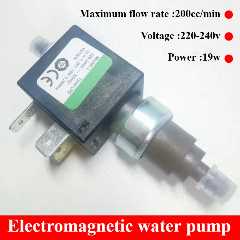 

Электромагнитный насос 220 В 19 Вт для паровой швабры, замена парового утюга CEME E15, 19 Вт