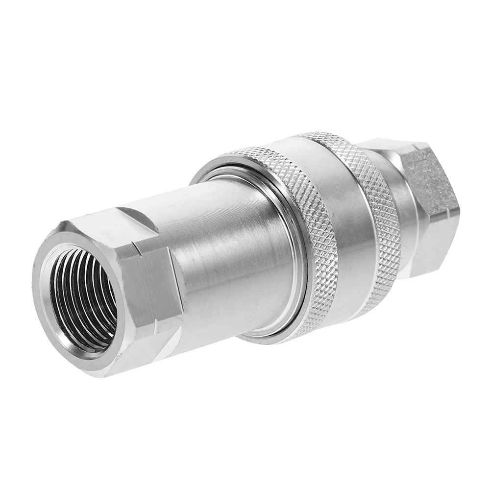 

Hydraulic Quick Connect Couplings Isoa Thread Npt Fittings Dust Caps Durable Hydraulic Couplers for Hose Repair