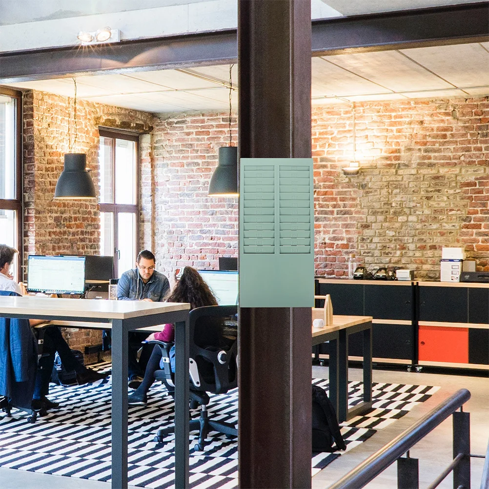 2 قطعة 24 فتحة حامل بطاقة الوقت حجم صغير سهل التركيب لمختلف البيئات المكتبية حامل بطاقة الرف