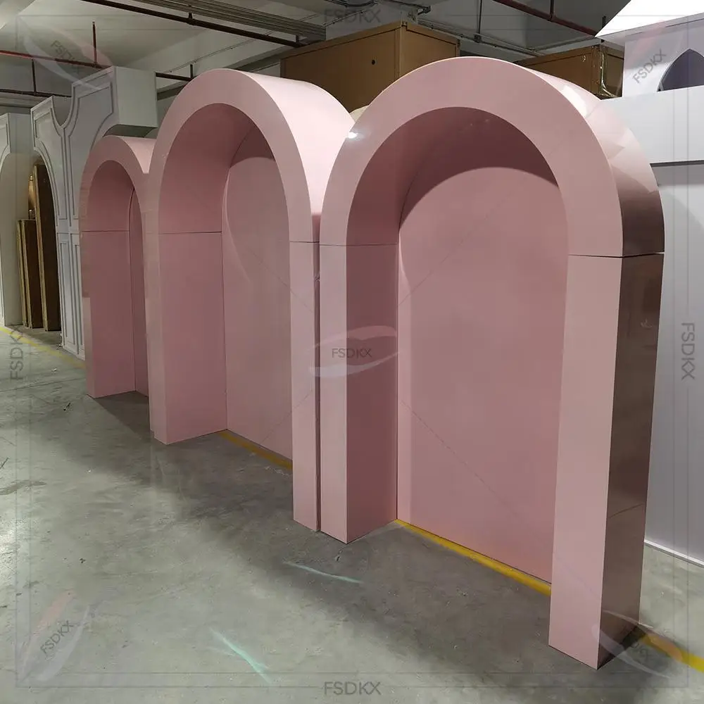 

Cheaper White Acrylic Backdrop Wedding Stage Background for Wedding Event Decoration