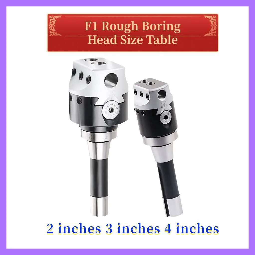 

F1 boring head boring machine 2/3/4-inch BT/NT/MT/C20 handle machining center CNC tool handle rough boring tool bar set